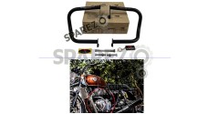 Royal Enfield GT and Interceptor 650cc Red Rooster Orion Crash Guard Black - SPAREZO